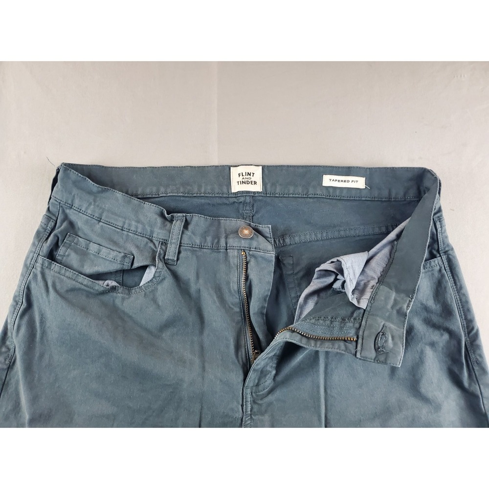Flint Tinder Pants Mens 34x32 Tapered Fit Golf Performance Chino Commute Adult - Picture 8 of 15